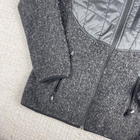 Outdoor Research Women's M Vashon Hybrid Full-Zip Jacket Black Wool Blend - Picture 4 of 16